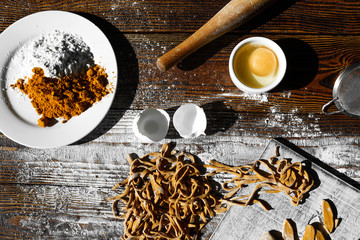 homemade Italian pasta