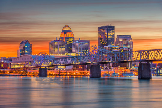 Louisville, Kentucky, USA Skyline