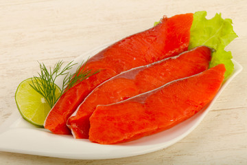 Salted salmon