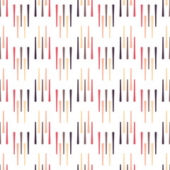 Seamless Pattern. Geometric stick shapes seamless vector pattern