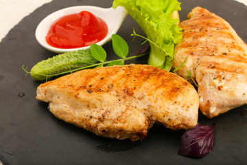 Roasted chicken breast