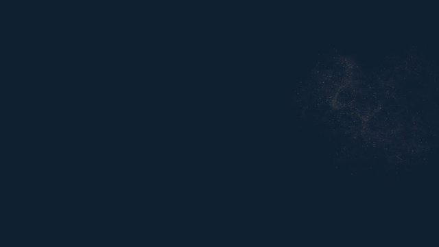 animation logo of sound. bright intro disappearance of the music