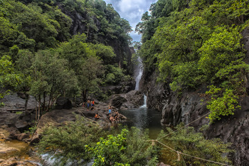 Klong Plu waterfall, Koh Chang island, Trat Province, Thailand - 202037763