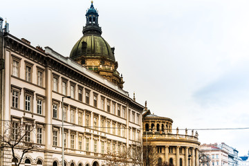 view of historic architectural in Budapest, Hungary, Europe