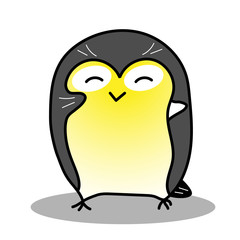 Cute titmouse vector illustration