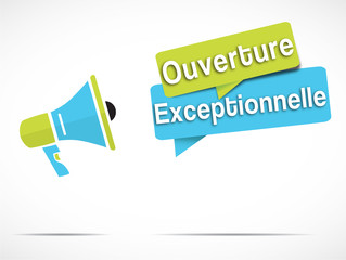 mégaphone : ouverture exceptionnelle