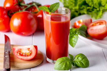 Image with tomato juice.