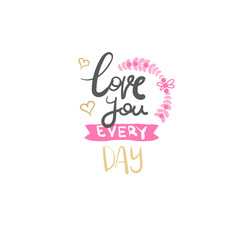 Mothers Day Calligraphy Lettering Sign For Poster Or Card Isolated On White Background Vector Illustration