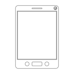 tablet device isolated icon vector illustration design