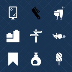 Premium set with fill icons. Such as strawberry, bear, pin, cone, billboard, element, beauty, car, fruit, sweet, care, toy, bowling, sign, hairstyle, food, fashion, teddy, ice, cream, summer, road