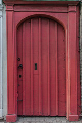 Obraz na płótnie Canvas English Red Door