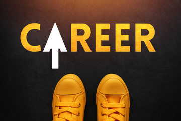 Career seeker looking for a job