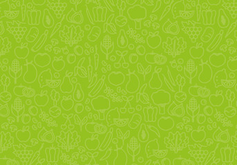 Background of vegetables. Green food pattern.