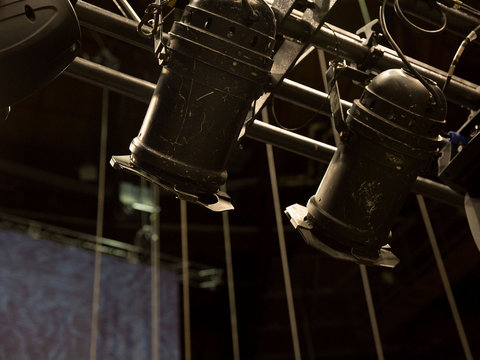 Stage lights in theater