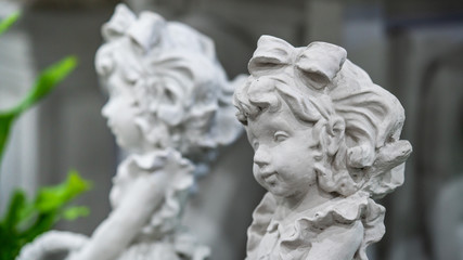 Naklejka premium Woman Statue Model