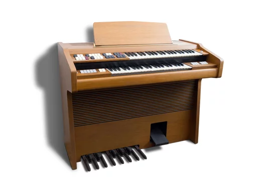 Double cheap keyboard organ