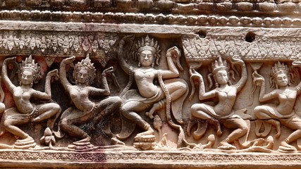 Khmer Tempel in Angkor, Kambodscha