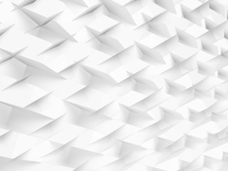 Abstract white background pattern 3 d