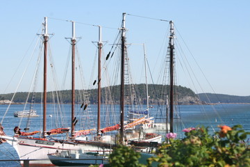 Docked in Bar Harbor, Maine
