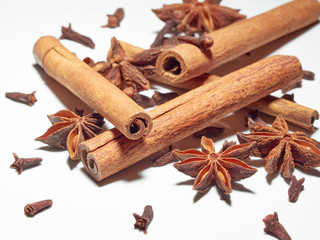 clove, cinnamon and coriander