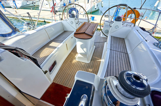 luxury yacht cabin