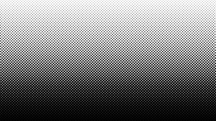 Gradient halftone dots background vector illustration. Black white dots halftone texture. Pop Art black white halftone pattern. Background of Art. AI10 - obrazy, fototapety, plakaty