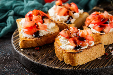 Bruschetta with tomatoes