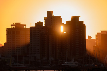 Cityscapes: Light and  Shadows in Late Afternoon