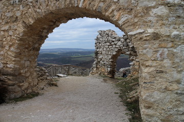 Fototapeta premium Castle of Countess Elisabeth Báthory, Čachtice, Slovakia
