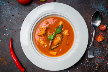 Seafood casserole bowl