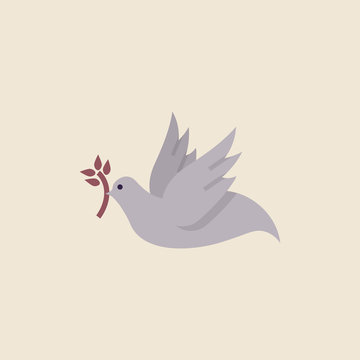 Dove of peace symbol illustration 