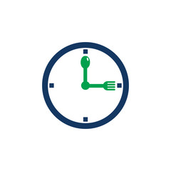 Time Food Logo Icon Design