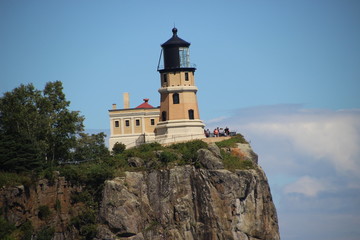 Fototapeta na wymiar Split Rock Lighthouse along the shores of Lake Superior in Northern Minnesota