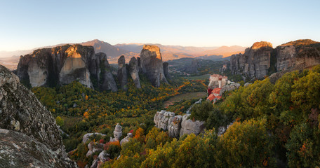 Fototapeta na wymiar Météores, Grèce, vue panoramique