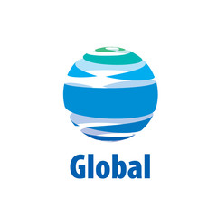 vector logo globe