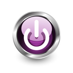 Power button icon, start symbol