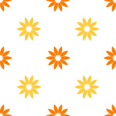 Seamless flower pattern.