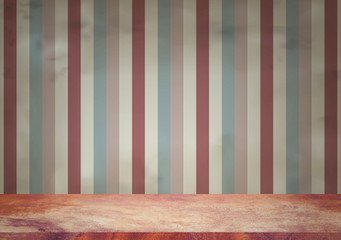 Wooden shelves isolated