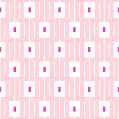 Seamless background for your designs. Modern vector ornament. Geometric abstract pink pattern