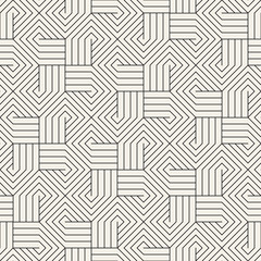 Vector seamless pattern. Modern stylish abstract texture. Repeating geometric tiles