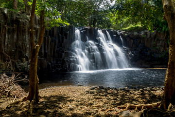 Die Rochester Falls im Süden von Mauritius, Afrika.