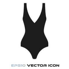 Swim suit glyph icon