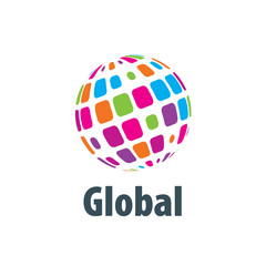 vector logo globe