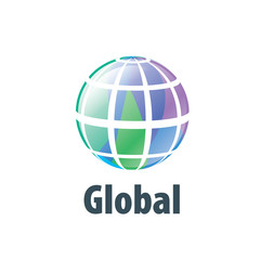 vector logo globe