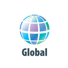 vector logo globe