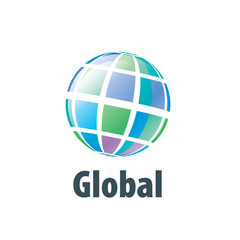 vector logo globe