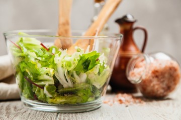 Fresh green salad