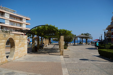 Obraz premium Strandpromenade Cala Ratjada - Mallorca Ostküste