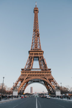 Eiffel tower and road
