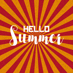 Vector illustration of summer background.